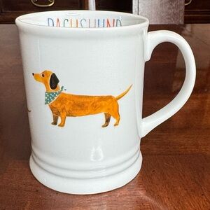 Dachshund Dog Puppy Puppies Coffee Tea Ceramic Mug Cup Fringe